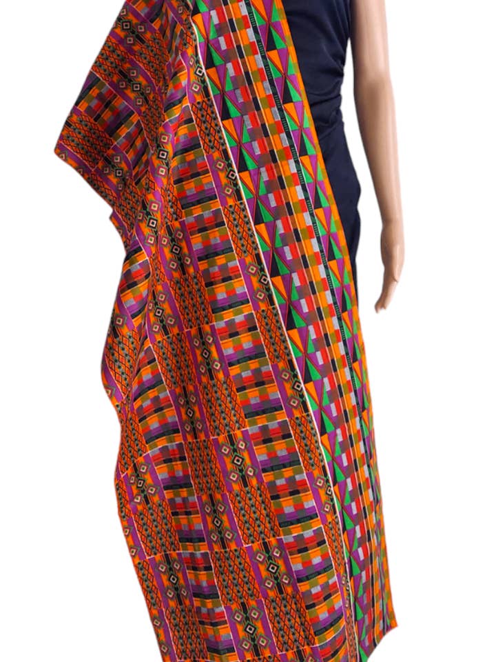 Scarf Headwrap/ African Print8 for wholesale by India Batik