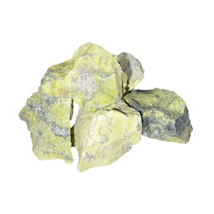 Serpentijn ruwe stenen - 500grs voor wholesale door France Mineraux