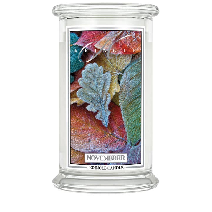 22oz 2W Kringle Classic: Novembrrr for wholesale by Kringle Candle Company