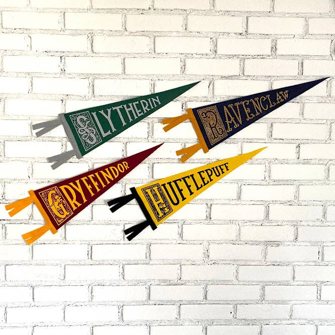 Frog & Toad Press - Wholesale Tapestry/Textile - Hufflepuff Pennant