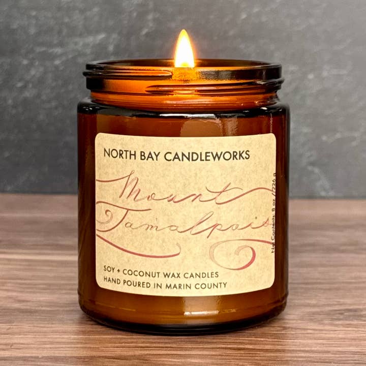Valentine Special Edition Mount Tamalpais (8 oz) for wholesale by North Bay Candleworks
