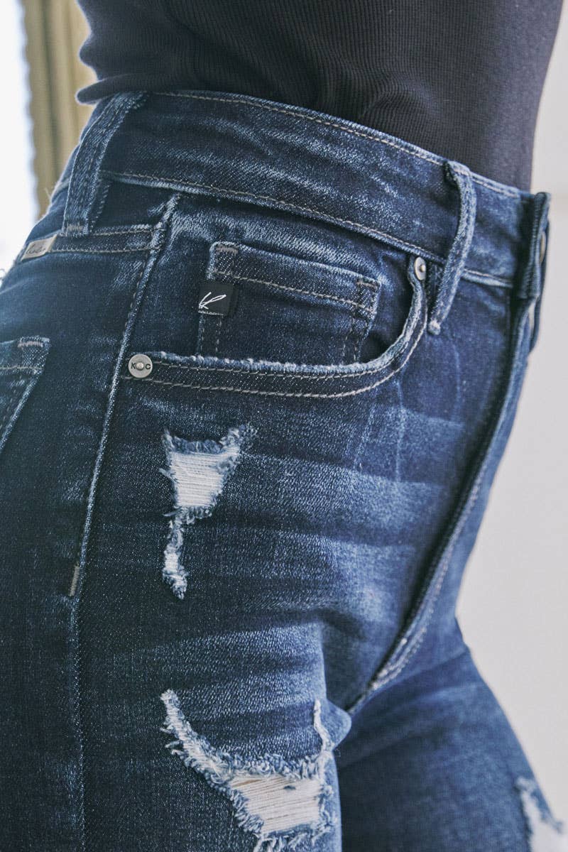 DARK HIGH RISE SUPER SKINNY-KC2509D for wholesale on Faire3