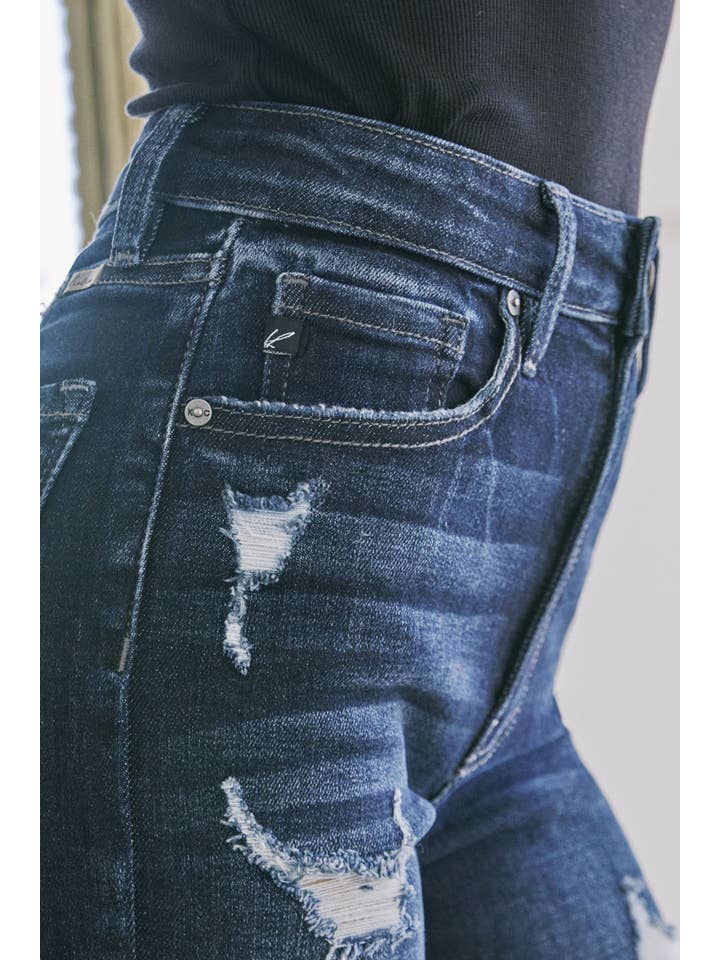 DARK HIGH RISE SUPER SKINNY-KC2509D for wholesale on Faire3