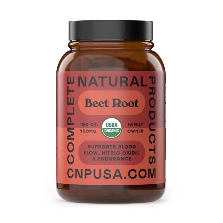 Organic Beet Capsules for wholesale by Complete Natural Products