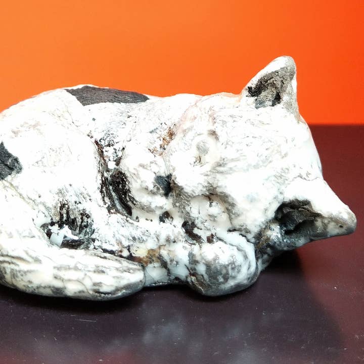 Katze für den Großhandel von Isabelle Bedel - Sculpture Raku