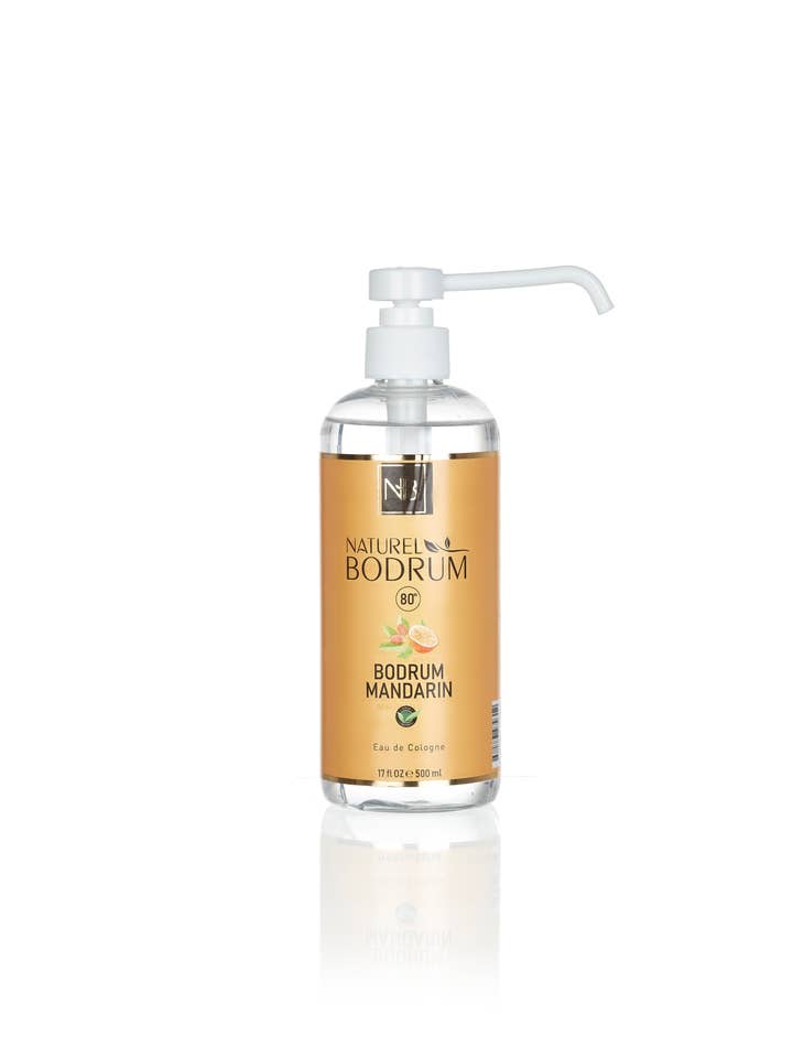 Bodrum Mandarin Água de Colónia Extra Forte 17 Oz Turco Nb por atacado de NB NATURAL BODRUM