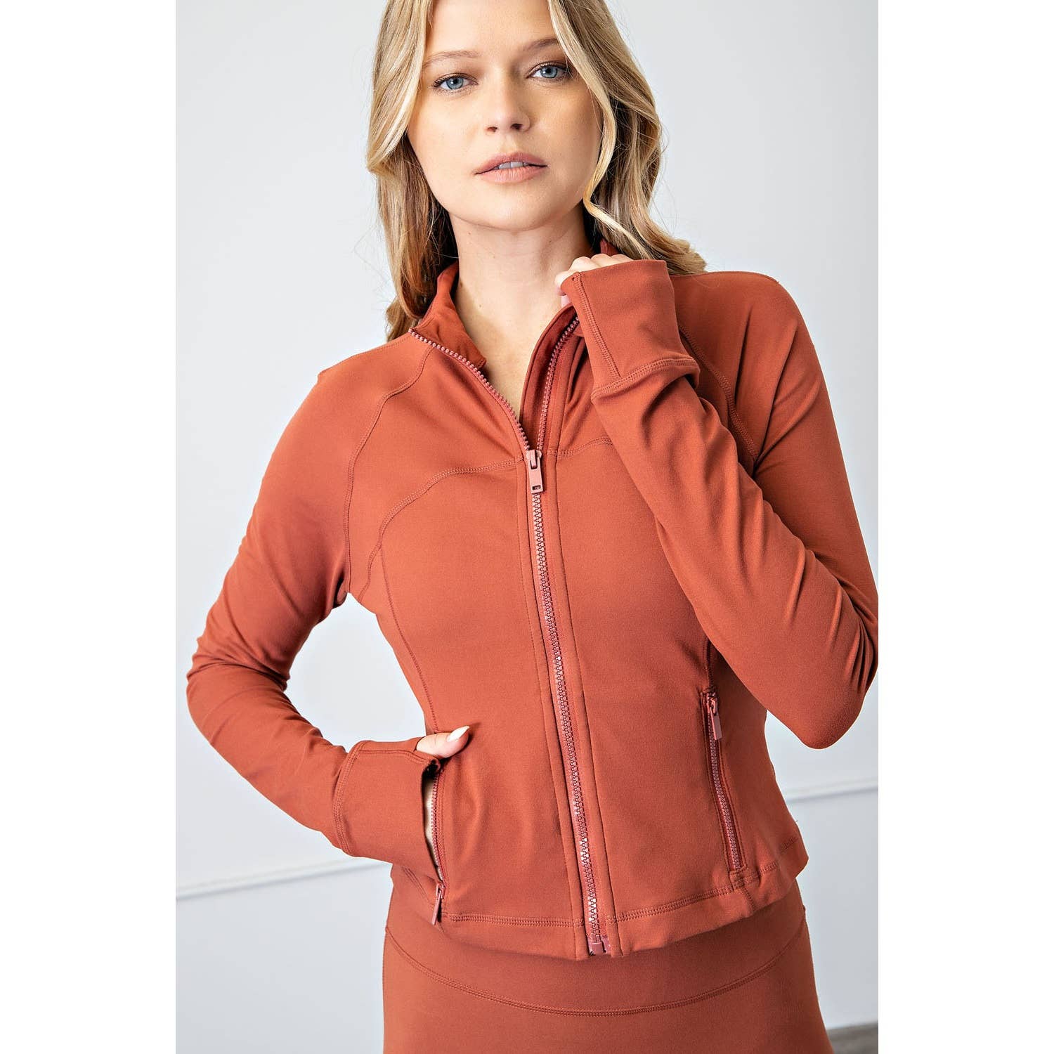 Rae Mode - Wholesale Athletic Jacket - Women's - BUTTER LONG SLEEVE CROP DEFINE JACKET28