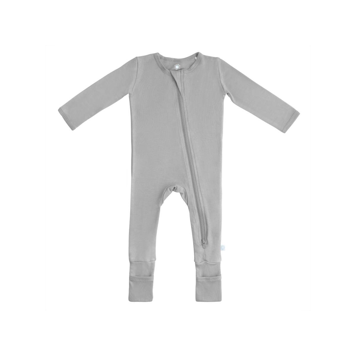 Dreamland Baby - Vente Grenouillère – bébé - Pyjama en bambou pour bébé avec DreamCuffs® - Moon Grey1