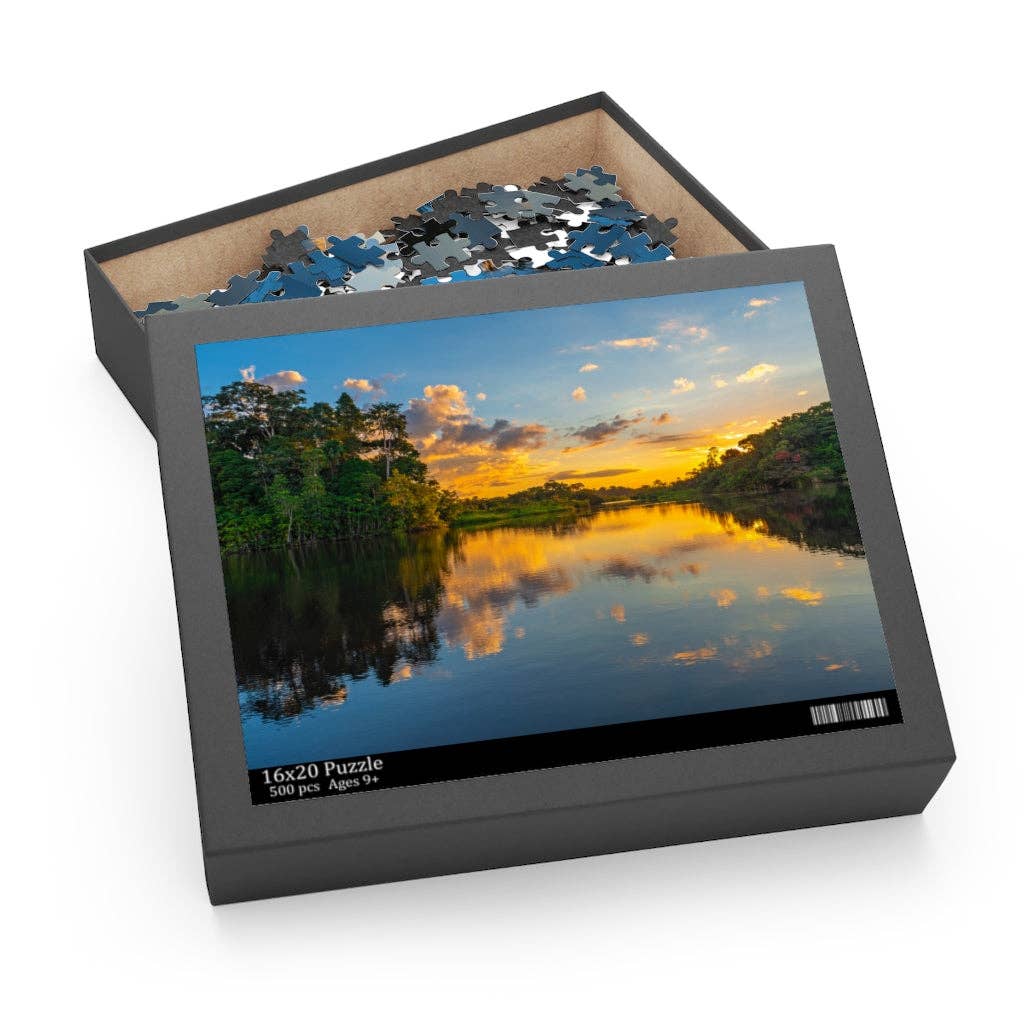 Guyanese Swag - Vendita all'ingrosso Puzzle - Adulti - Puzzle Guyana Amazon River Sunset 252 pezzi (120, 252, 500 pezzi)5