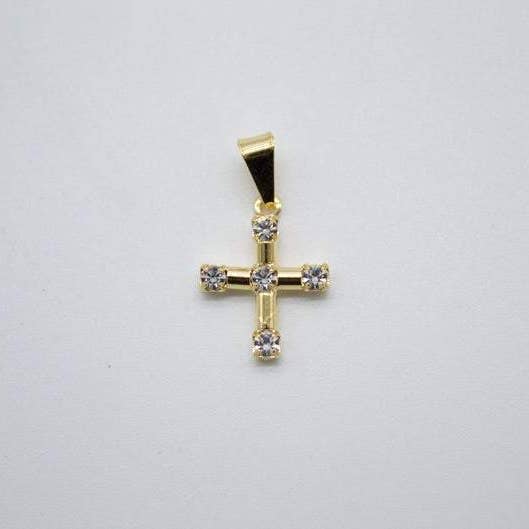 Lille K18 Guld Fyldt Cross for engroshandel hos MIA Jewelry