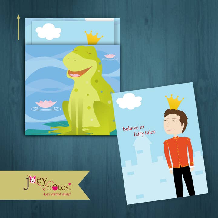 Kiss a Frog Prince Charming - Anniversary - 6 Cards $2.50 ea for wholesale by joey notes