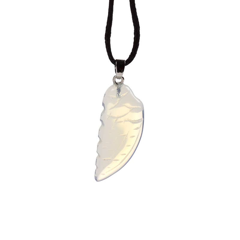 Puckator EU - Wholesale Spiritual Stone/Crystal - Healing Stone Gemstone Angel Wing Shaped Pendant4