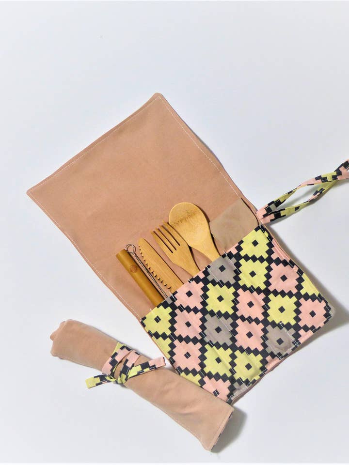 Bestik Kit - Roll UP - Aztec for engroshandel hos Earth Warrior