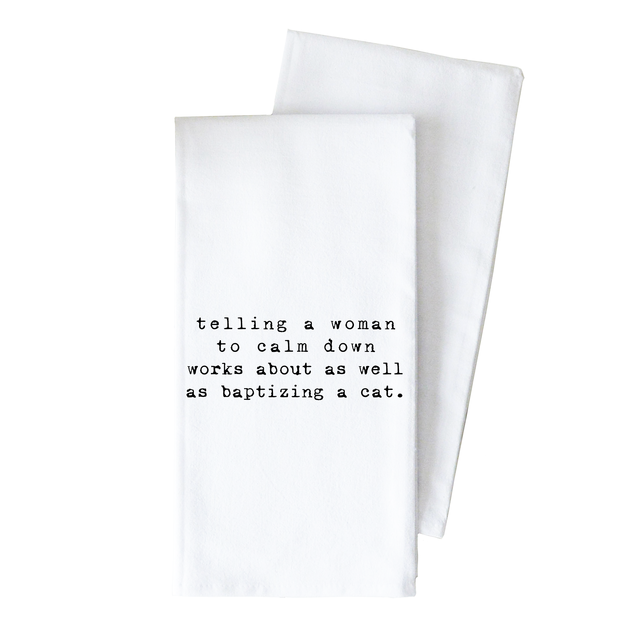 Porter Lane Home – Toalha de chá por atacado – Pano de Cozinha "Calm Down"0