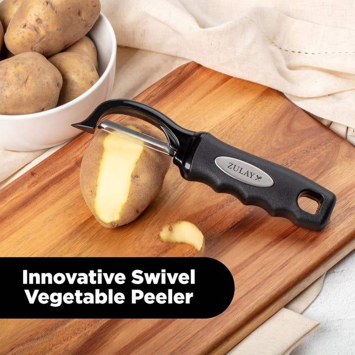 Zulay Kitchen - Wholesale Peeler - Stainless Steel Swivel Fruits & Vegetable Peeler6