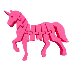Wholesale 3d Models - Wholesale Decorative Figurine - Unicorn Flat Flexi1
