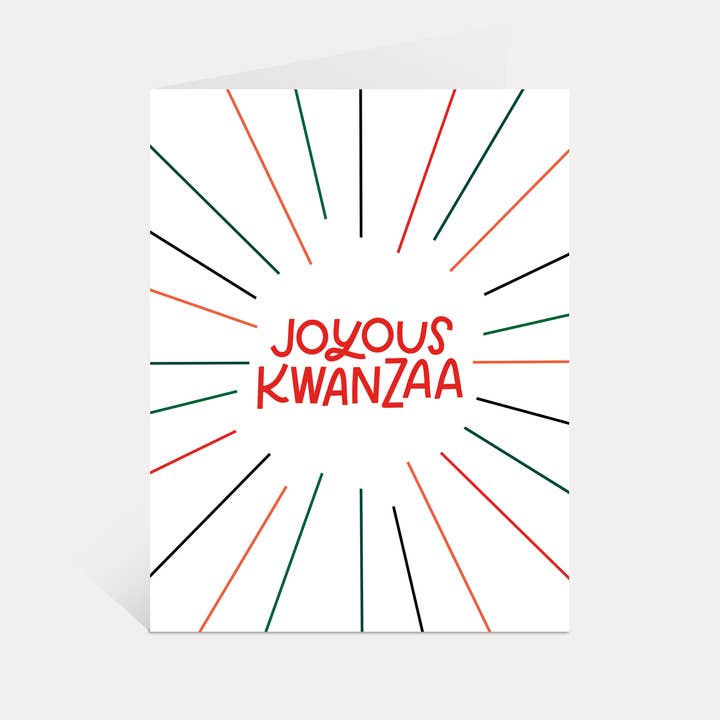 Just Follow Your Art - Vendita all'ingrosso Biglietti di auguri di buone feste - Joyous Kwanzaa Card | Biglietti d'auguri Kwanzaa, Celebrazione