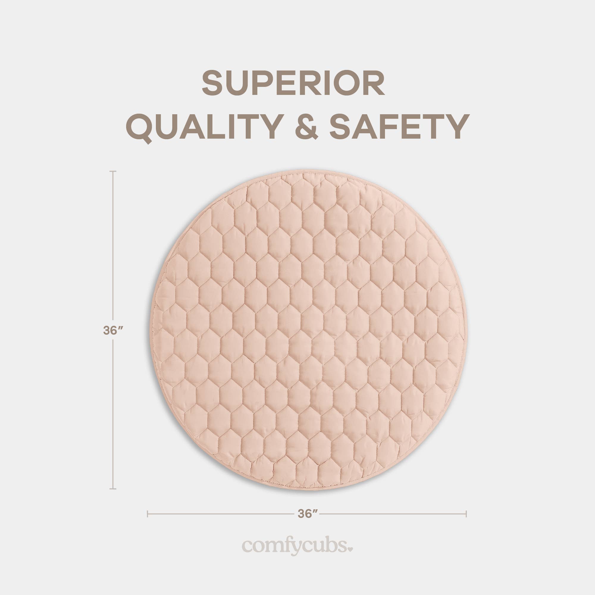 Comfy Cubs - Wholesale Play Mat - Kids & Baby - Premium Play Mat, Quilted Baby Mat for Floor by Comfy Cubs95