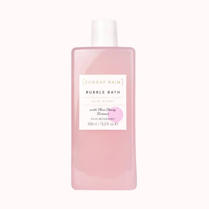 Sunday Rain Acai Berry Bubble Bath for wholesale by Sunday Rain