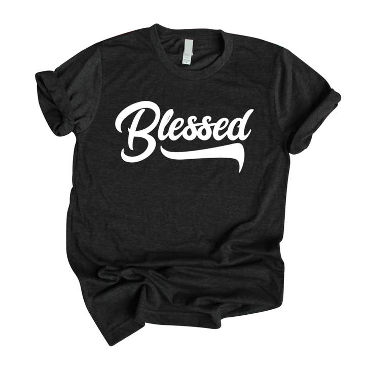 Love Ann Joy Apparel, LLC - Wholesale T-shirt met print - Dames - Blessed Christian T-shirt