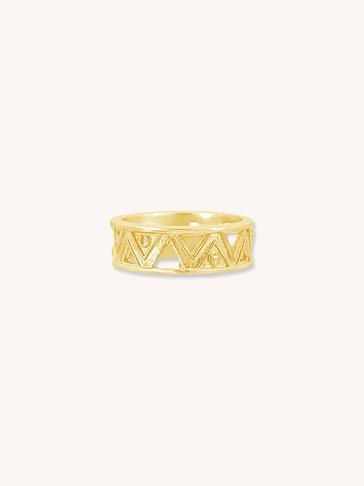Bague Bonne Fortune - Or pour la vente par Sierra Winter Jewelry