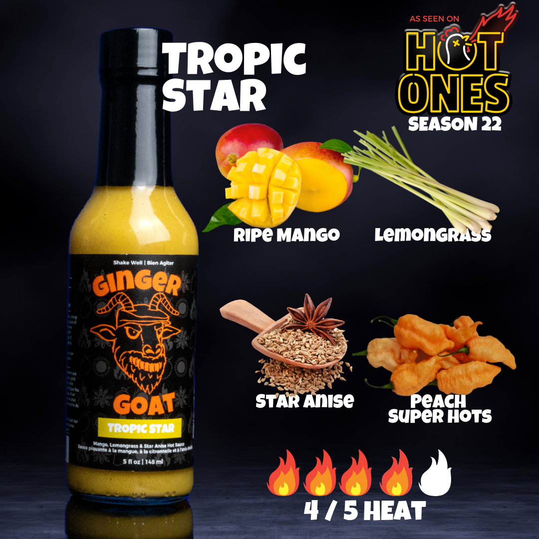 Ginger Goat - Wholesale Hot Sauce - Tropic Star1