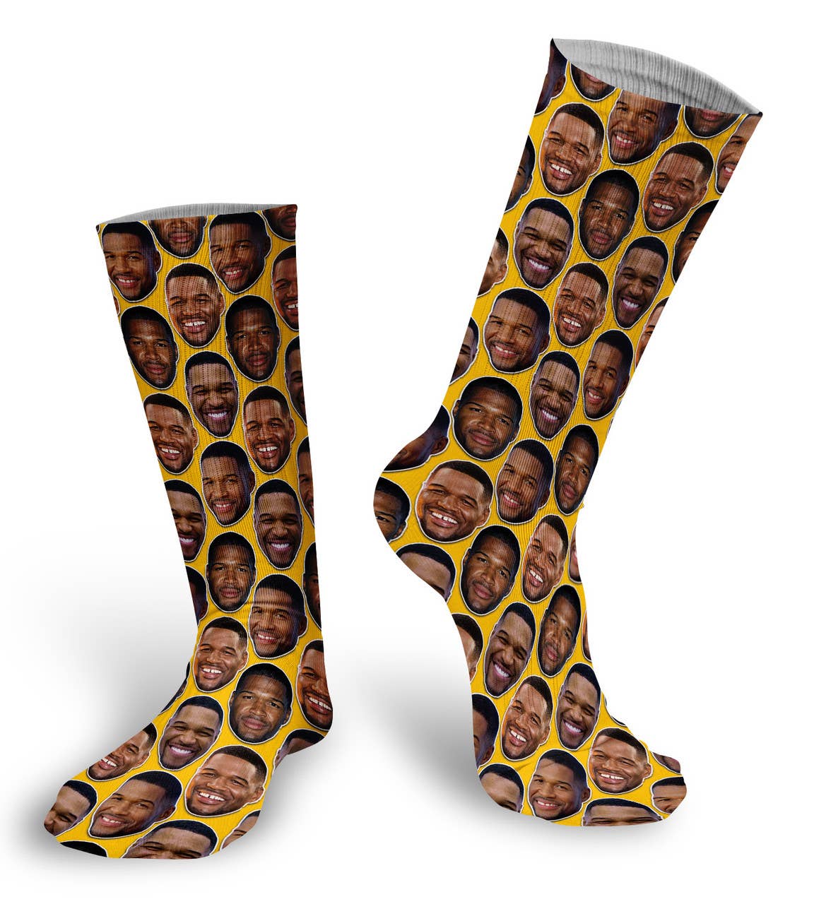Subliworks – wholesale Socks – Unisex – Michael Strahan Faces Socks0