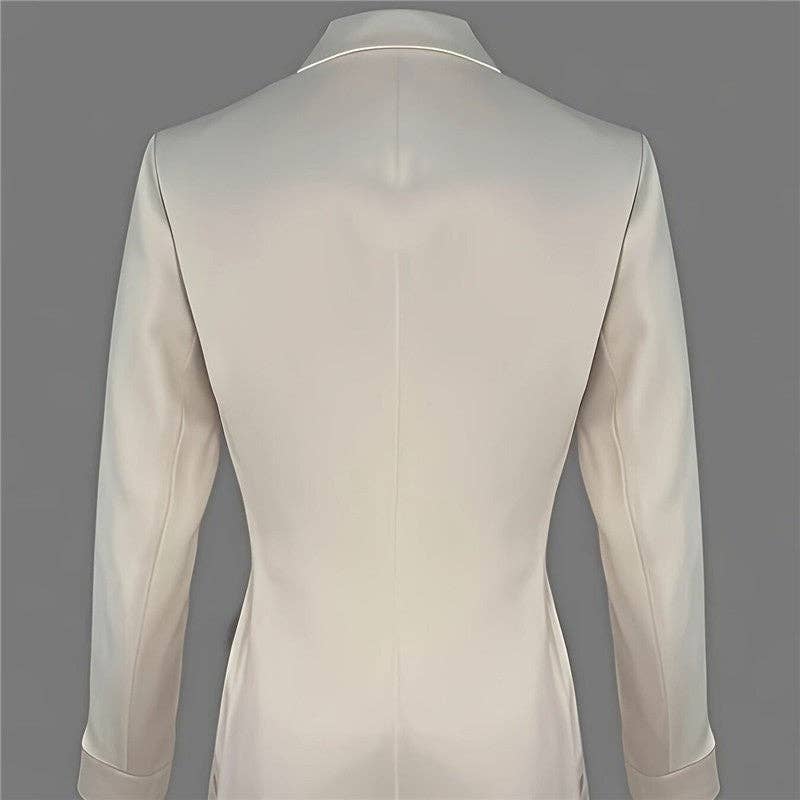 ANTI GOLD Solid Color Suit Pants Set for wholesale on Faire3