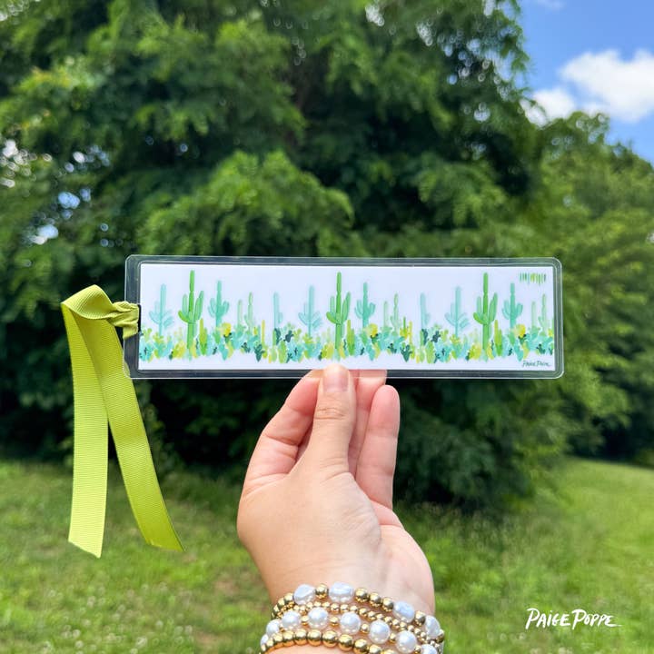 "Emerald Valley" Bandmärkesbokmärke för wholesale av Paige Poppe Art