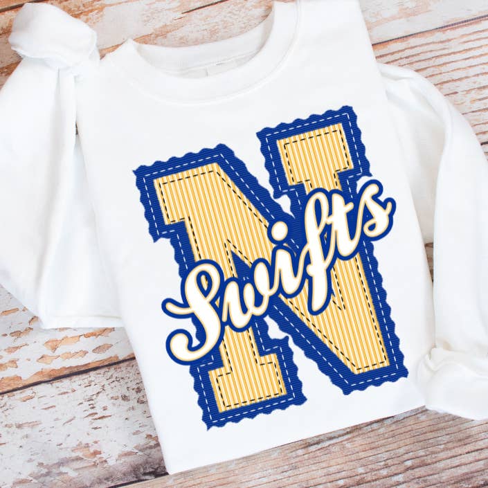 4Twenty4 Printed Apparel - Wholesale Sweatshirt - Women's - Prepster Varsity Mascot Tee or Sweatshirt6