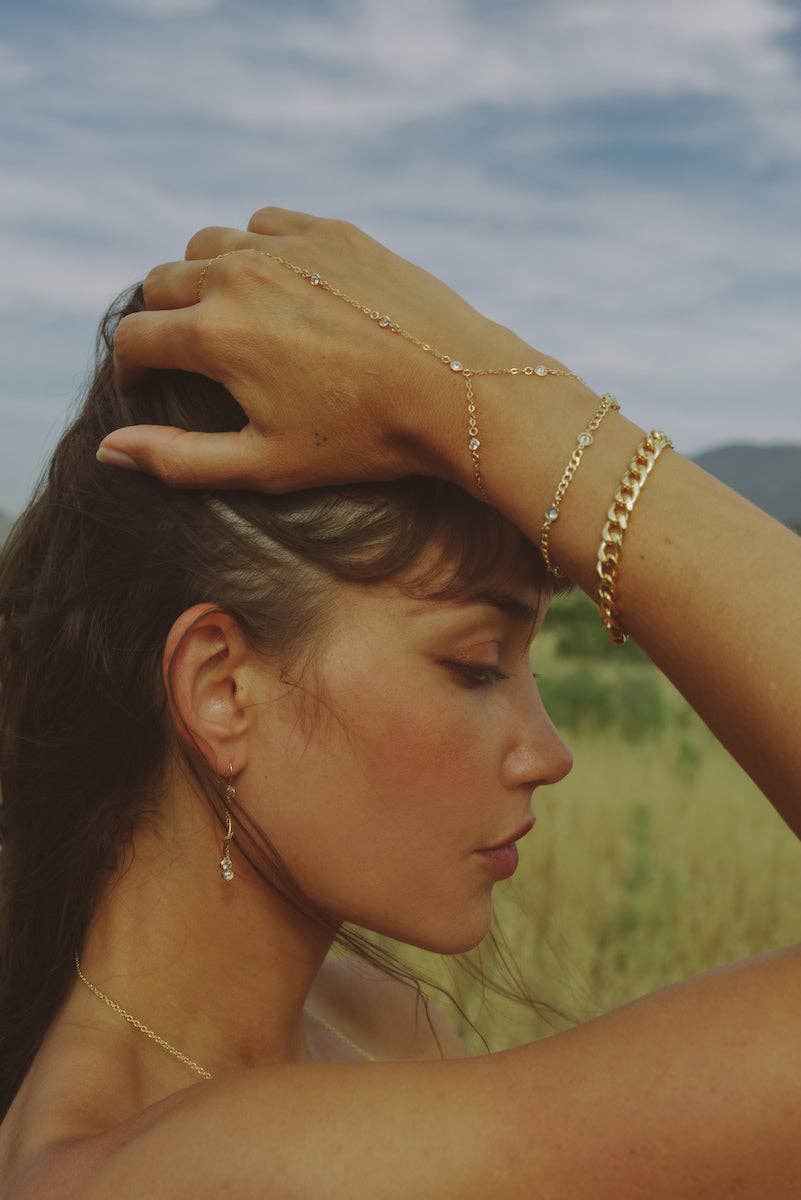 NAiiA - Wholesale Link & Chain Bracelet - Ariella Hand Chain5