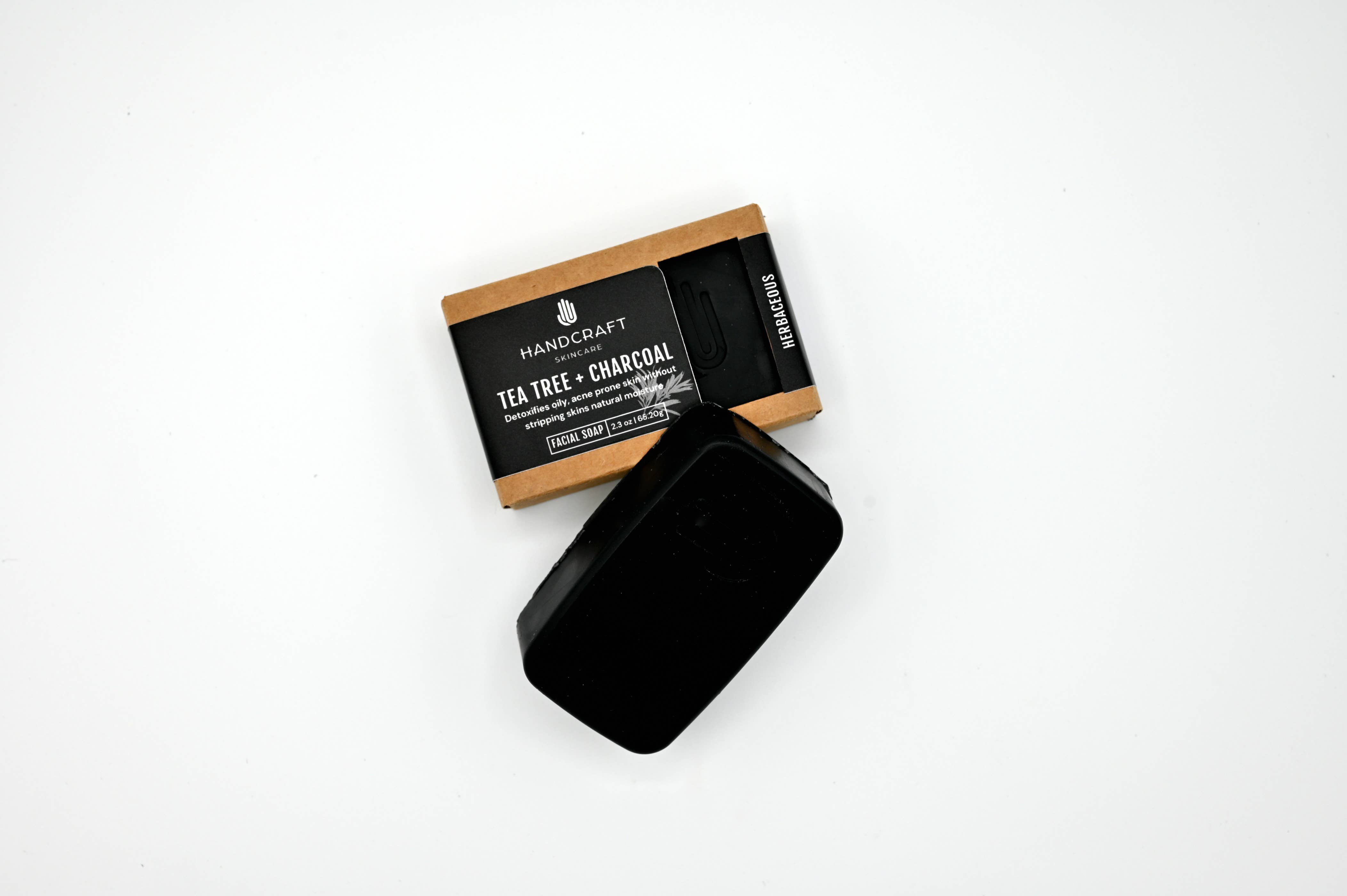 HandCraft Skincare - Wholesale Facial Cleanser - Tea Tree + Charcoal Detoxifying Facial Soap4