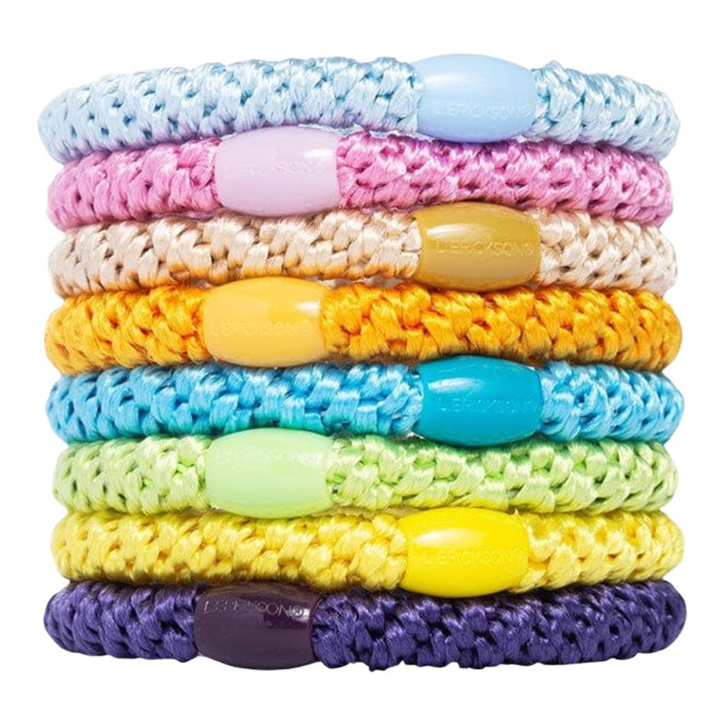 France Luxe/L. Erickson – Engroshandel Hårbånd - Dame – Grab & Go Hestehalebindere - Sæt med otte49