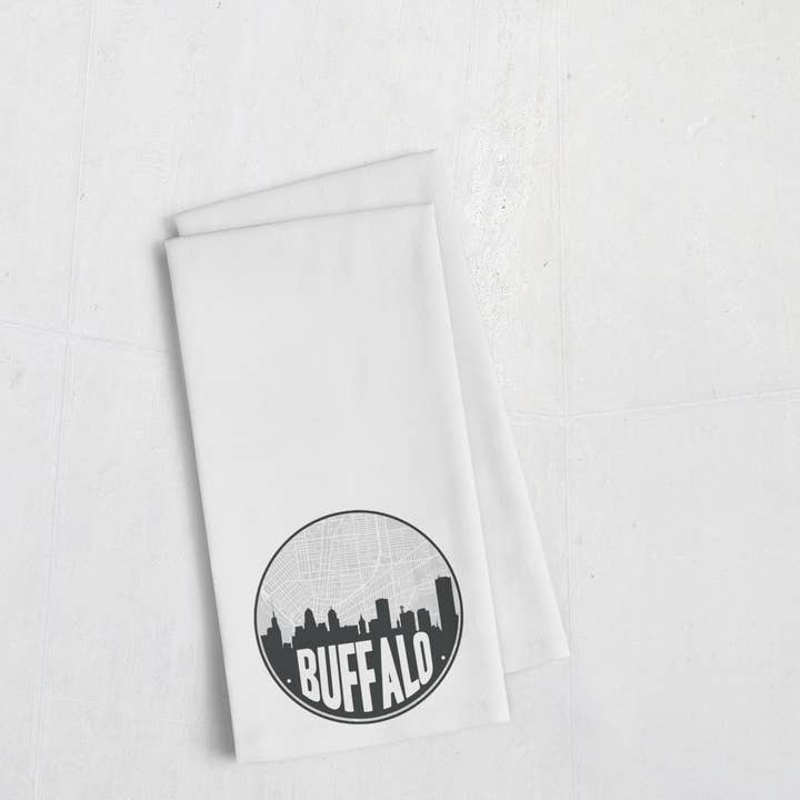 Torchon Buffalo New York City | choisissez votre couleur pour la vente par Paperfinch Design