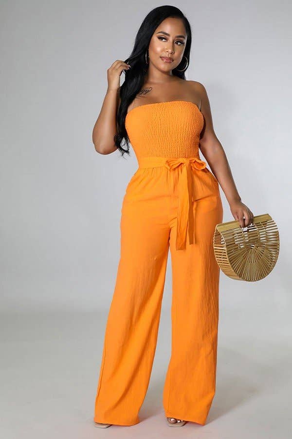 Aria Romance - Wholesale Jumpsuit - Women's - High-Waist Wide Leg Jumpsuit2