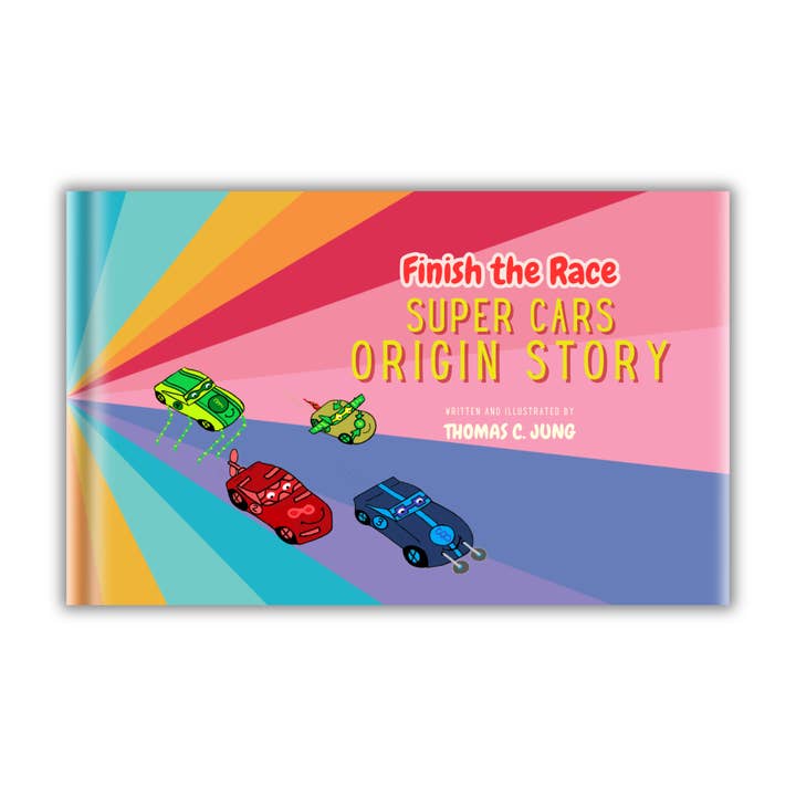 LIVRE 2 Terminez la course | Super Cars Origin Story pour la vente par Jung Works