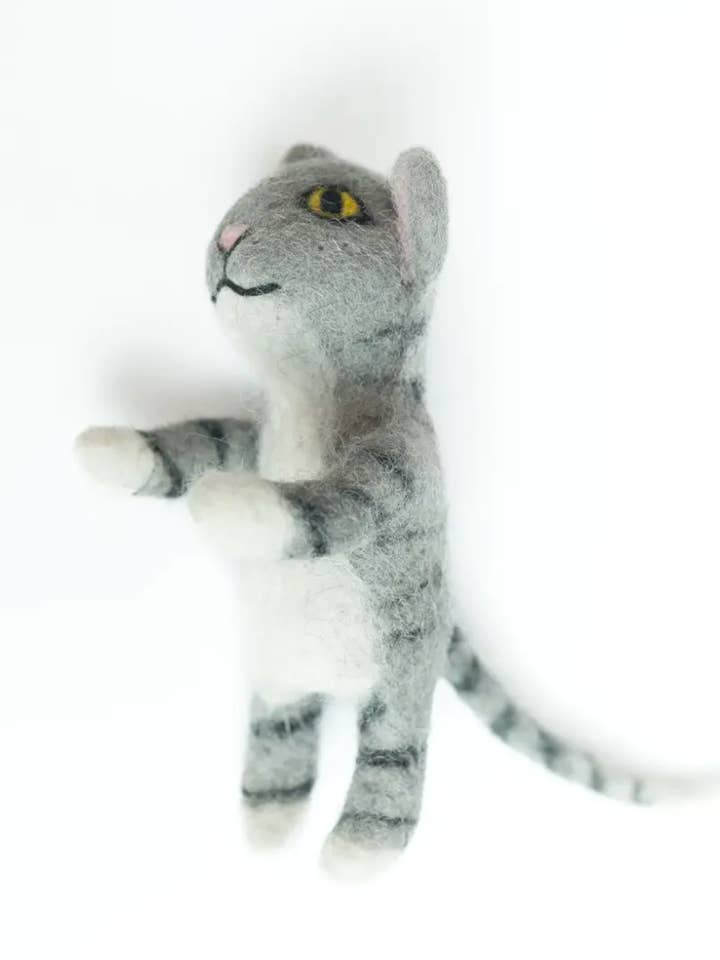 Cat Finger Puppet for wholesale by Silk Road Bazaar
