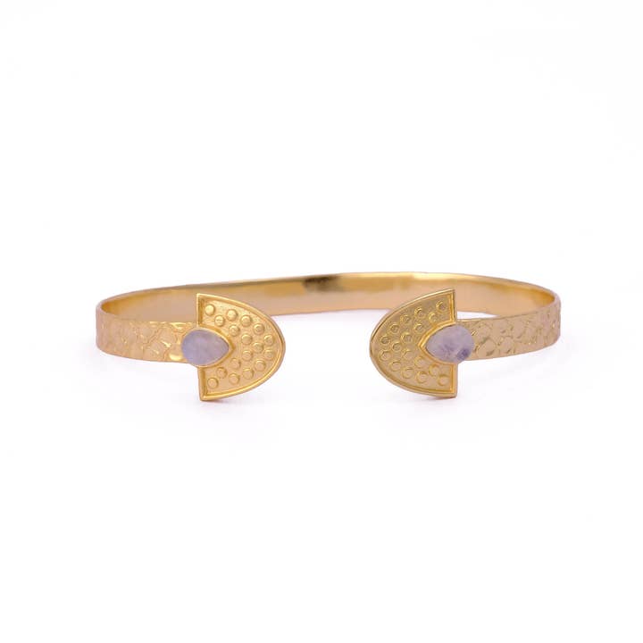 Gilded Arrow Cuff for wholesale by Seher Sf