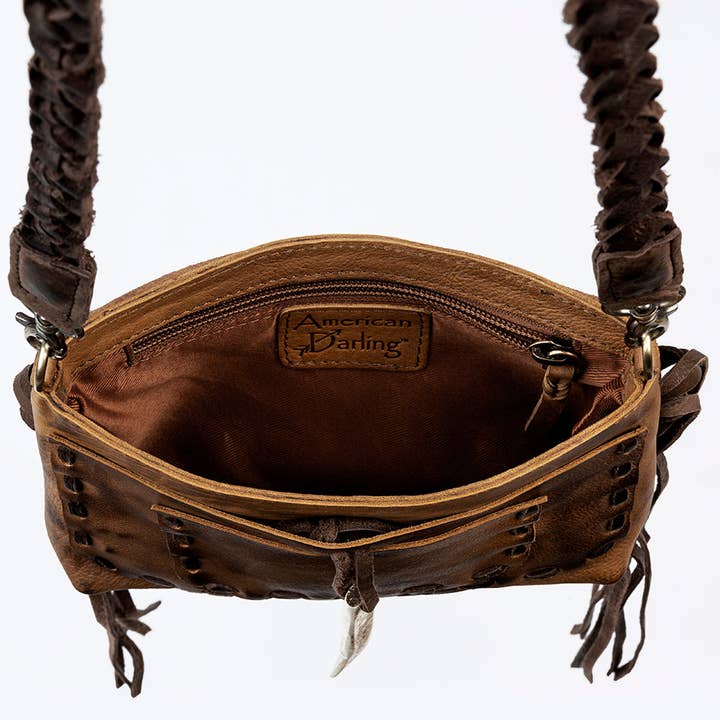LS Western - Wholesale Crossbody Bag - Women's - ADBGM255A Crossbody Genuine Western Leather Women Bag