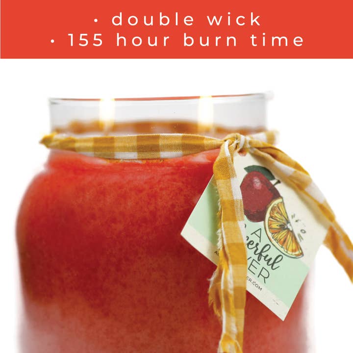 A Cheerful Giver - Wholesale Jar/Filled Candle - KOTL Papa Candle (34oz.) - Blood Orange4