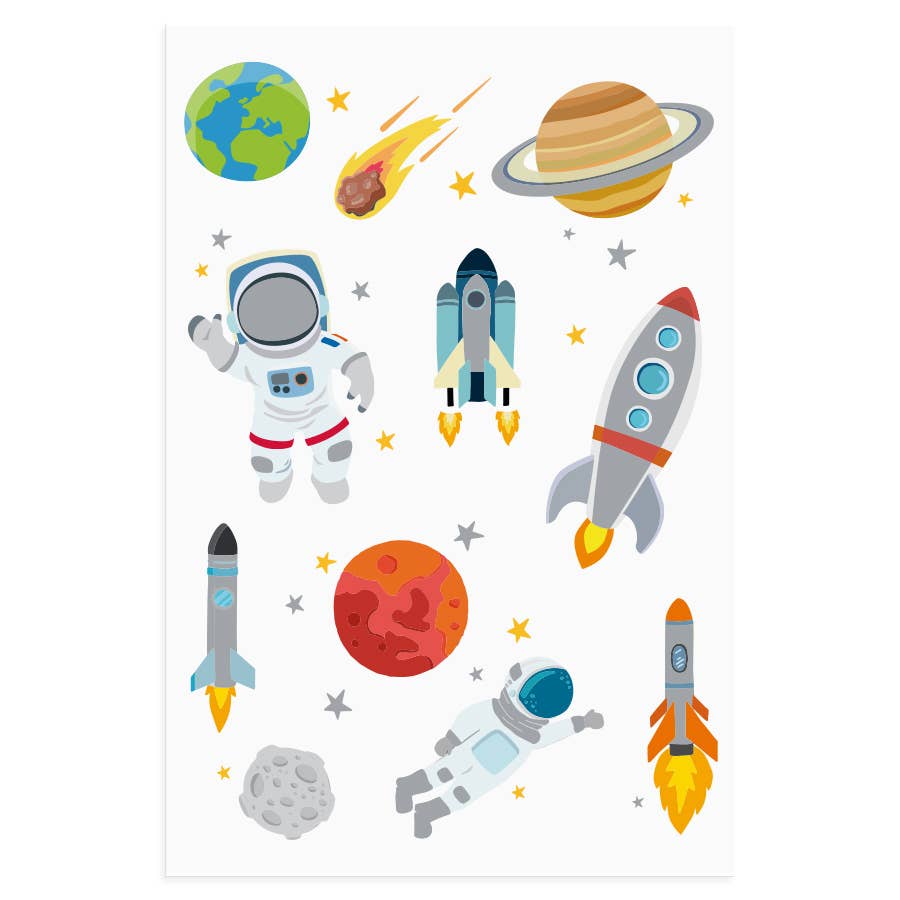 Annikids - Wholesale Temporary Tattoo - Kids - Space tattoos0
