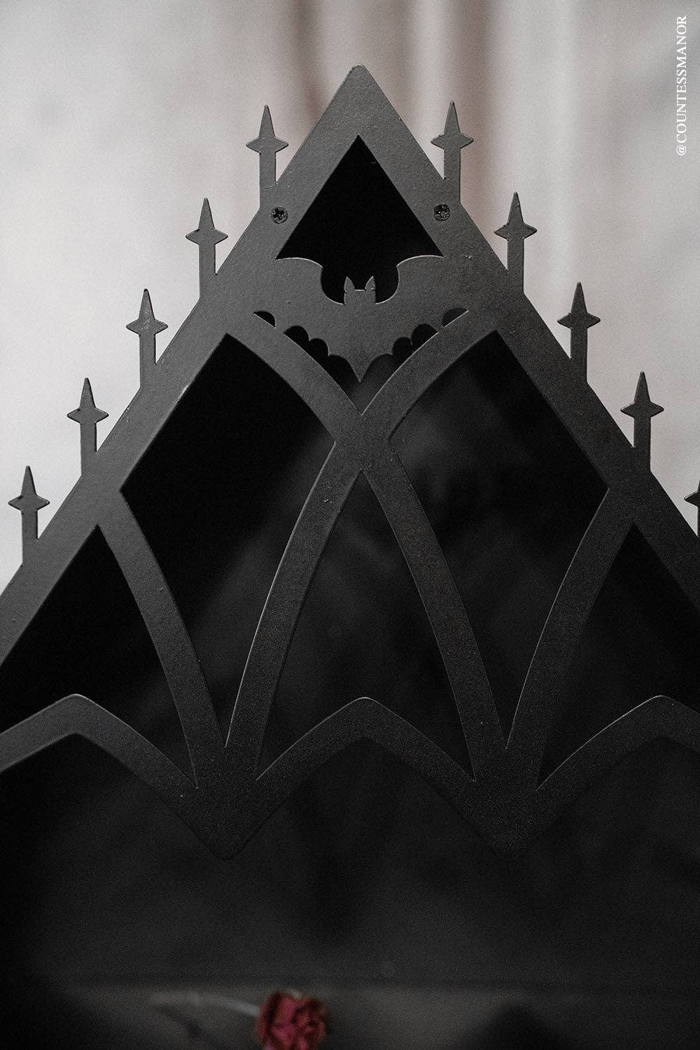 vampirefreaks - Vendita all'ingrosso Mensole da parete - Mensola ad Arco a Forma di Pipistrello della Cattedrale Gotica4