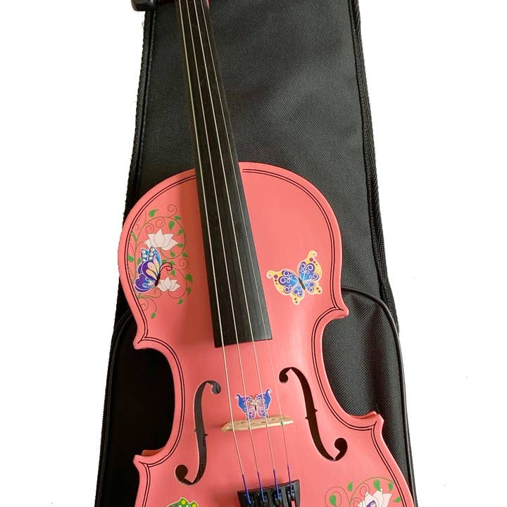 Rozanna's Violin – wholesale Musikinstrument – Fjäril dröm II rosa fiol outfit5