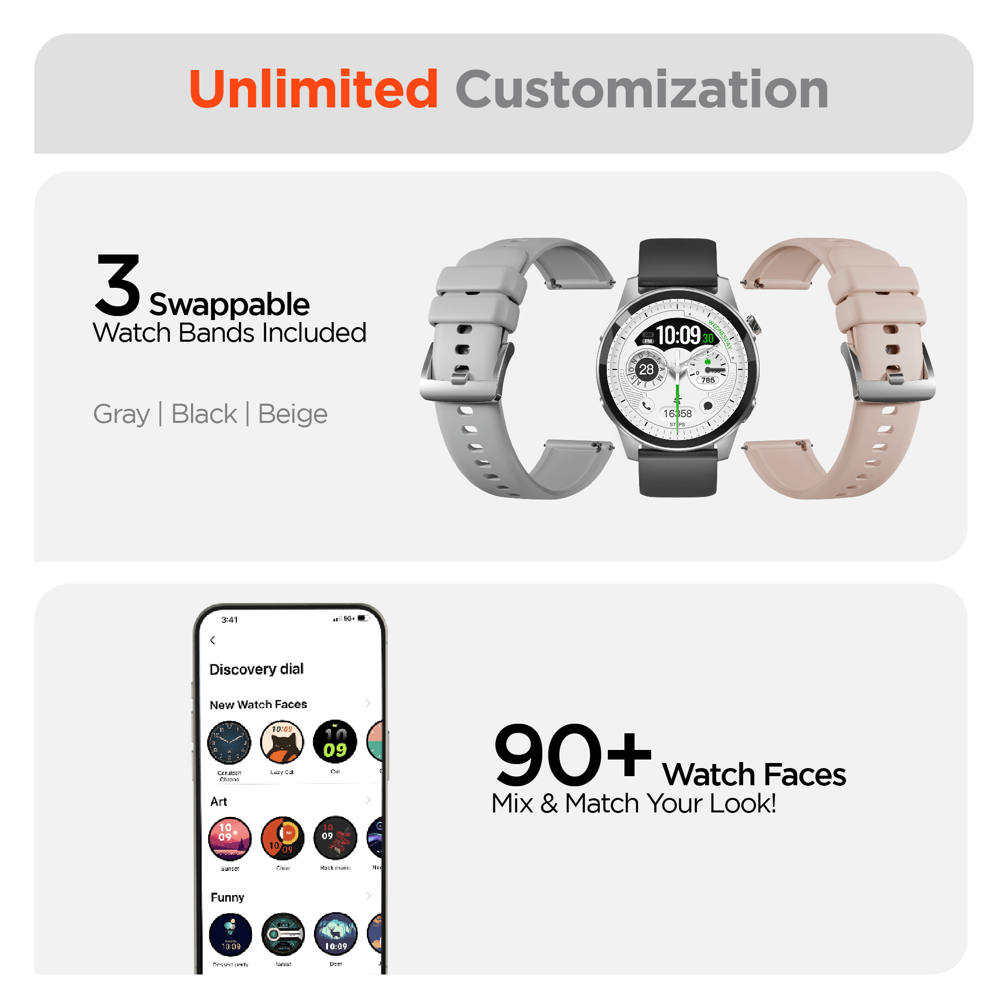 JupiterGear Home - Wholesale Wrist Watch - Men's - HyperGear SmartWatch + Fitness Tracker9