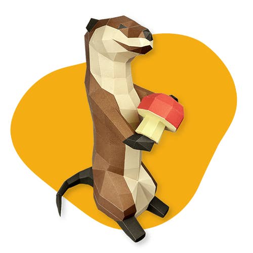 Loutre pour la vente par POLY PAPER CRAFT