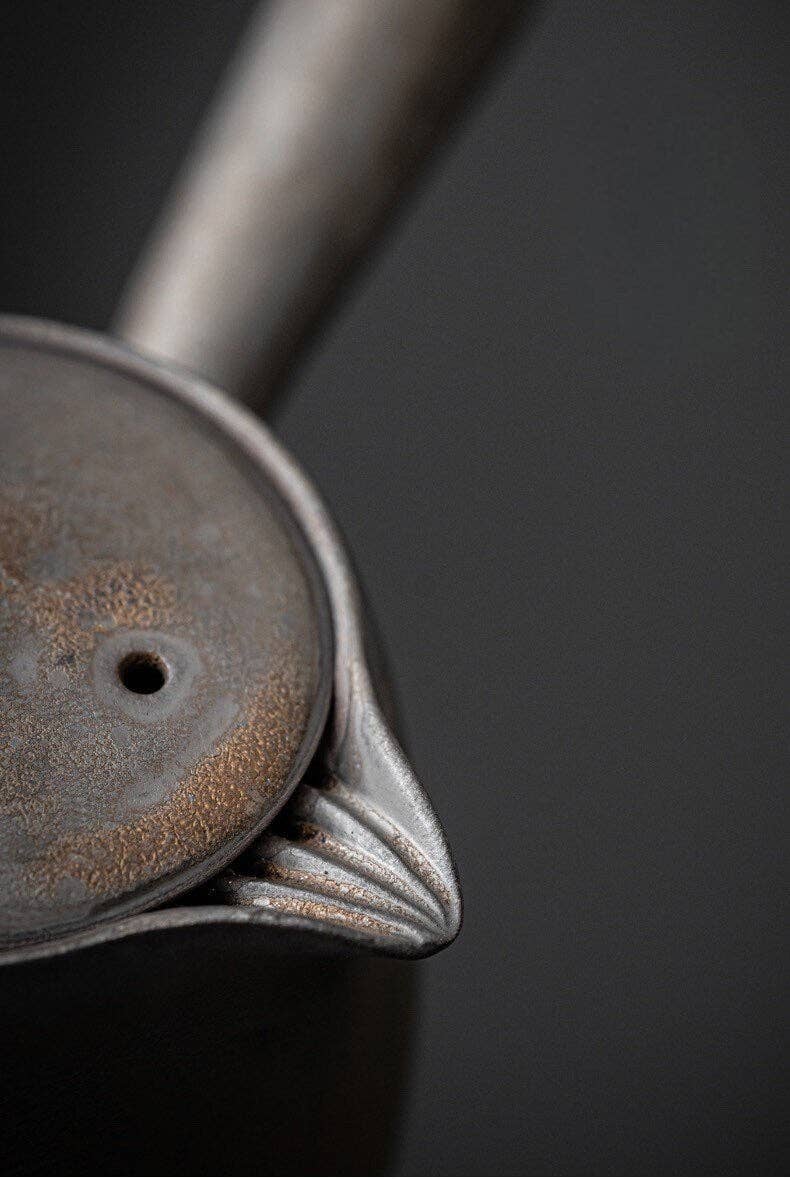 Gohobi （We cover U.S. import duties） - Vente Théière - Théière en céramique à glaçure métallique avec poignée latérale Gohobi8