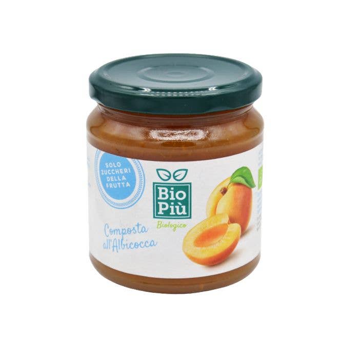 Composé d'abricot biologique BIOPIU' 330g pour la vente par Stella Foods s.r.l.