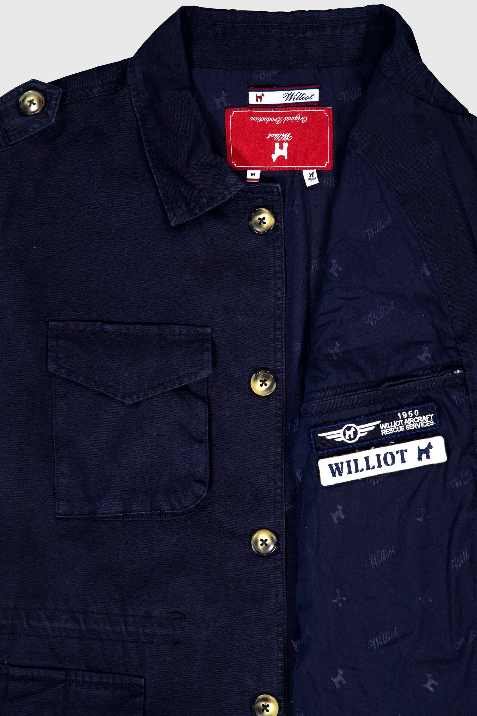 williot – Großhandel Jacke - Herren – In der Sahara gefärbtes Kleidungsstück mit austauschbaren Patches.1