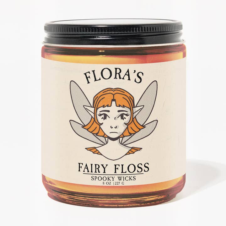 Vela Flora's Fairy Floss para venta al por mayor de Spooky Wicks
