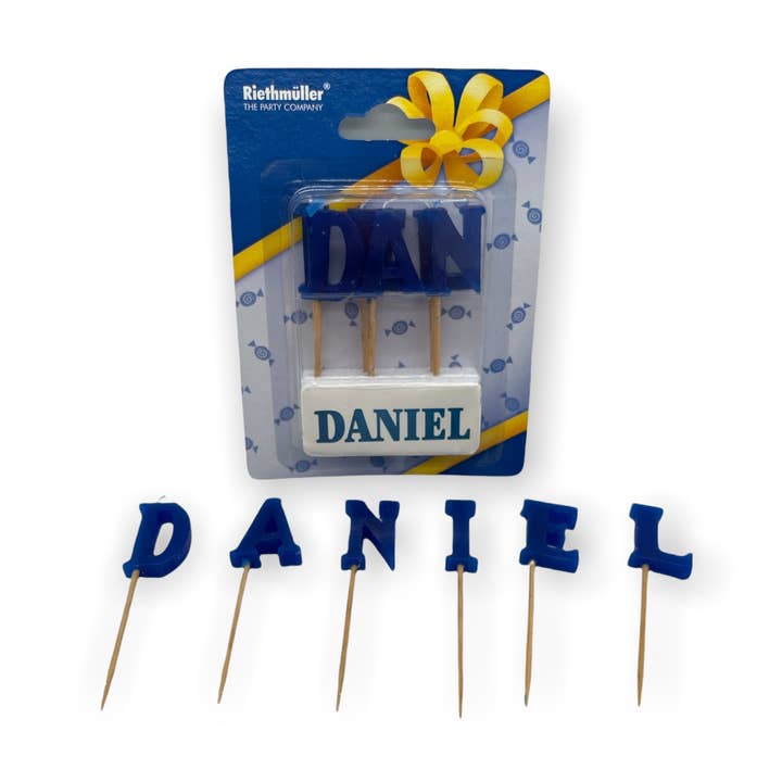 Timmy Toys Riethmuller Geburtstagskerzen mit vielen Namen in 2 Farben für den Großhandel von Kinky Pleasure